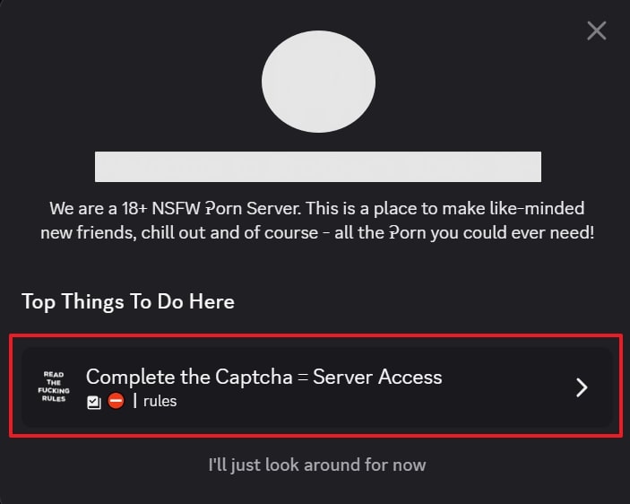 complete the captcha procedure