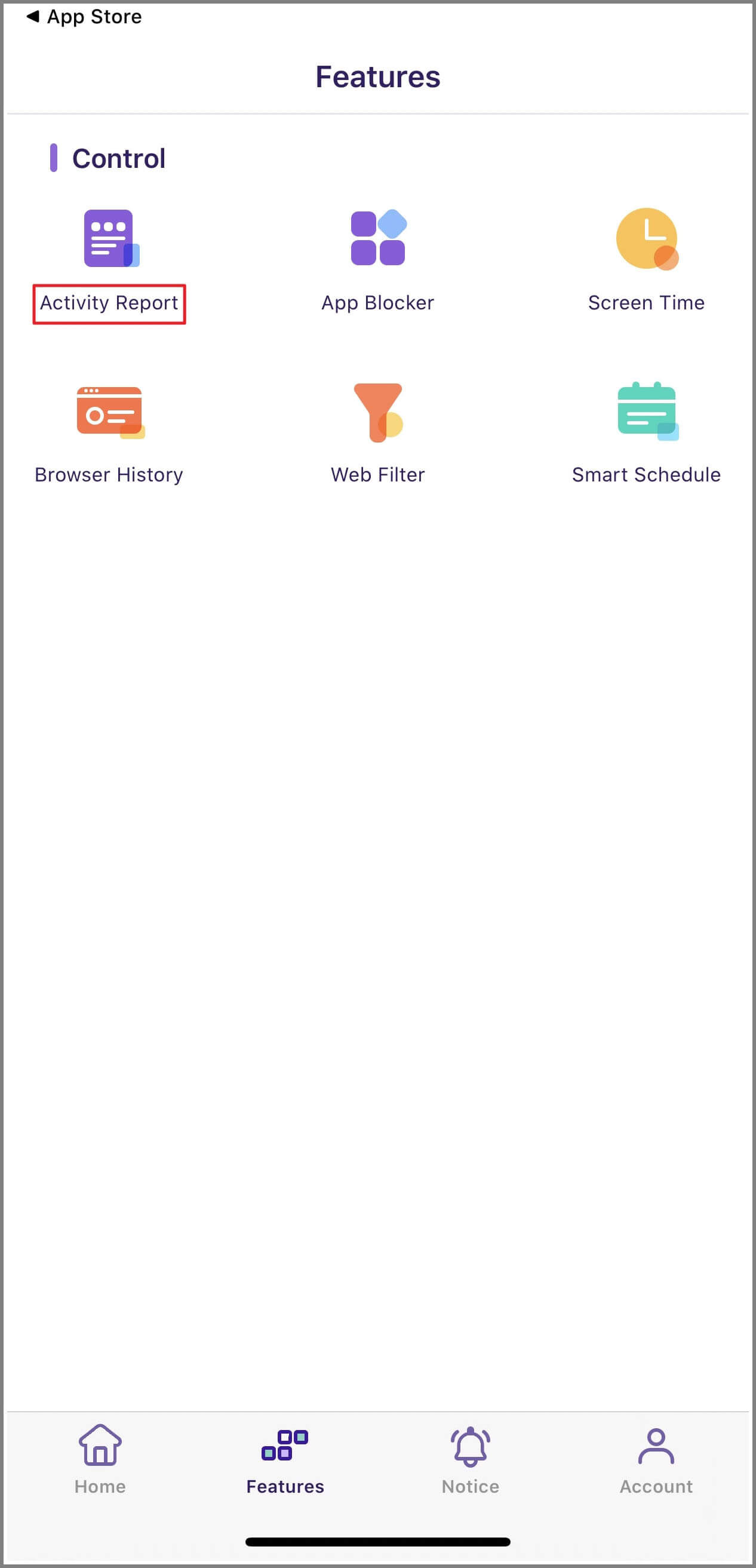 FamiSafe Activity Report for windows & mac