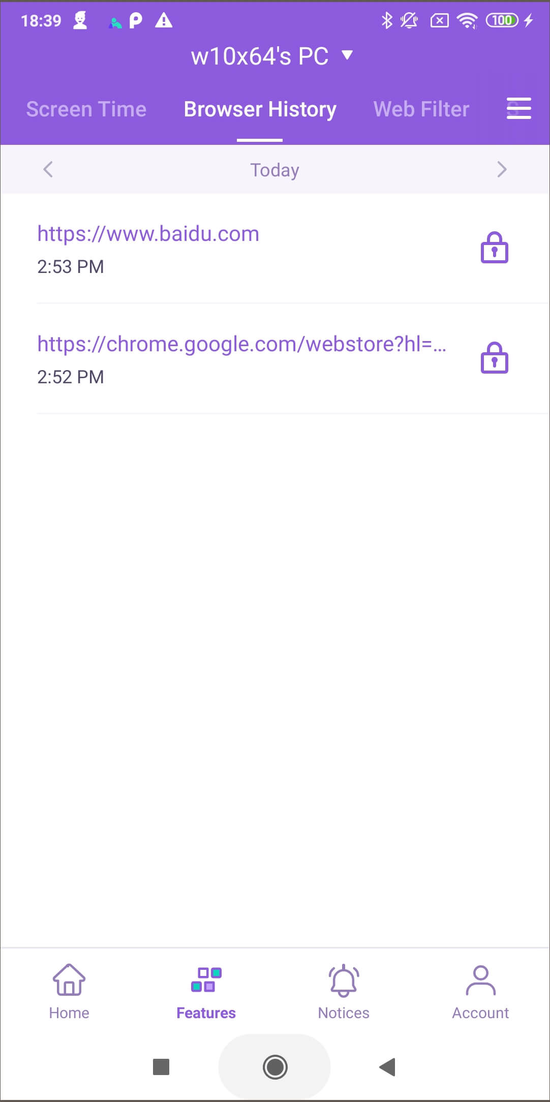 mac windows browser history