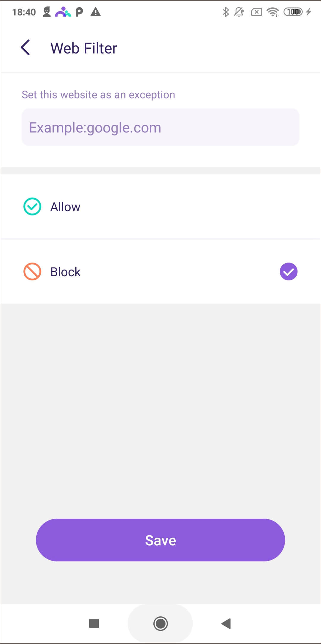 famisafe add exception