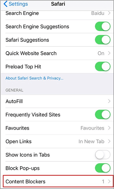 open FamiSafe setting